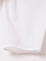 クロップド スタンドカラーブラウス