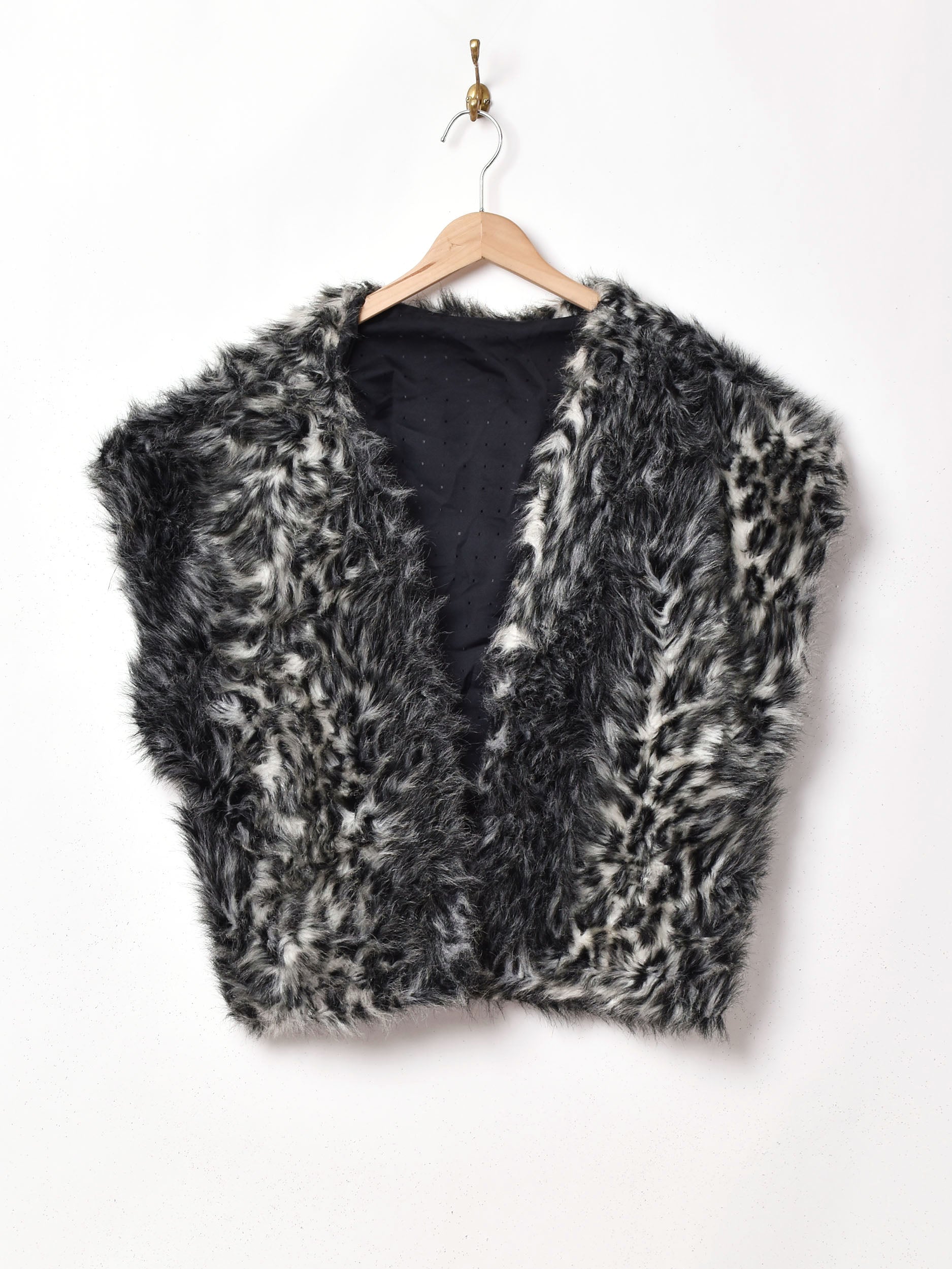 フェイクファー ベスト グレー系 – 古着屋Top of the Hillのネット通販