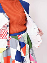 パッチワークセットアップ ベスト&スカート