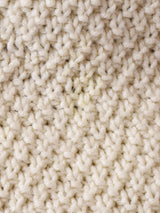 チロルカーディガン アイボリー×グリーン