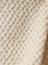 チロルカーディガン アイボリー×グリーン