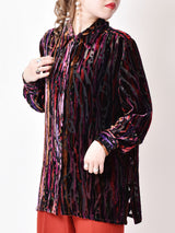 シースルー フロック加工 デザインシャツ