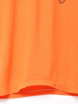 スーパーマン パロディプリントTシャツ オレンジ