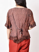 エスニックデザイン 刺繍チュニック