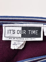 チルデンニットベスト ワインレッド