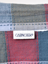 レイヤード チェック柄半袖シャツ