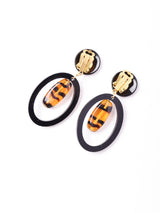 べっ甲 デザインイヤリング