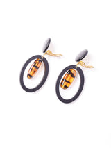 べっ甲 デザインイヤリング