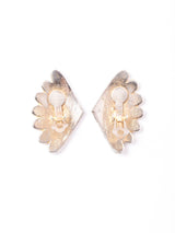 フェザーモチーフ イヤリング