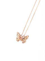 バタフライモチーフ ネックレス