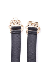 【2色展開】フラワーバックル ゴムベルト