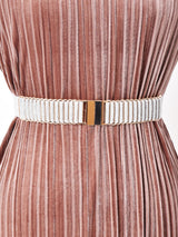 【3色展開】ギャザー ゴムベルト