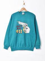 ピストル プリント スウェットパーカー