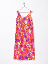 Sears ハワイアンワンピース 総柄オレンジ