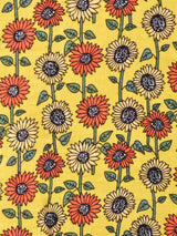 【3色展開】Elcaminoサンフラワー 総柄 オープンカラー半袖シャツ