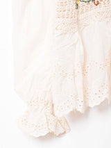 Elcaminoクロシェ切替 カットワークチュニック