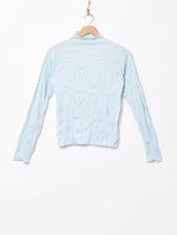 【3色展開】Meridianボトルネックワッシャーカットソー