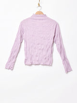 【3色展開】Meridianボトルネックワッシャーカットソー