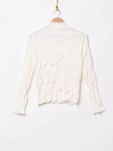 【3色展開】Meridianボトルネックワッシャーカットソー