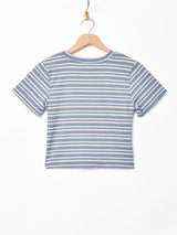 【3色展開】Elcaminoマルチボーダー 半袖カットソー