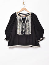 【2色展開】Emerald Motelタッセルロープチュニック