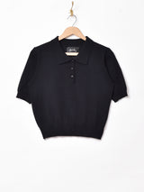 【4色展開】Meridian半袖ニットポロシャツ