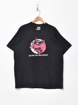 Blind Pig Records ロゴ プリントTシャツ