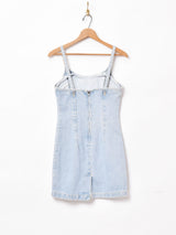 デニム キャミソールワンピース