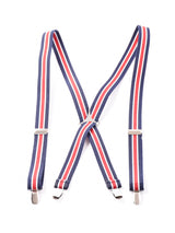 【3色展開】ストライプ柄 サスペンダー