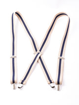【3色展開】ストライプ柄 サスペンダー