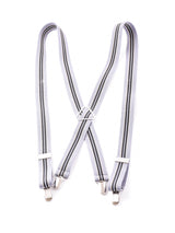 【3色展開】ストライプ柄 サスペンダー
