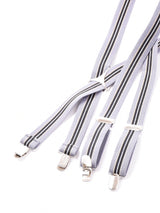 【3色展開】ストライプ柄 サスペンダー