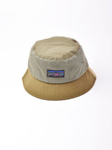 【3色展開】切り替えデザイン バケットハット ベージュ