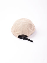 【3色展開】リネン風 サイクリングキャップ