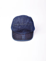 【2色展開】ワンウォッシュ デニム ジェットキャップ