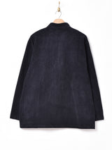 【2色展開】Backersチャイナボタン スタンドカラー コーデュロイ長袖シャツ