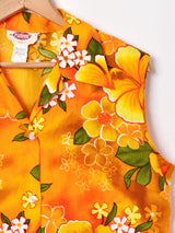 70's pomare スリーブレスハワイアンシャツ