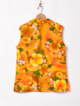 70's pomare スリーブレスハワイアンシャツ