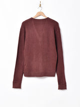 【10色展開】カメレオン ワンポイントカーディガン