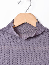 【4色展開】Meridianシュリンク ボトルネックカットソー