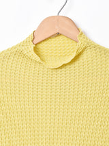 【4色展開】Meridianシュリンク ボトルネックカットソー