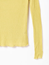 【4色展開】Meridianシュリンク ボトルネックカットソー