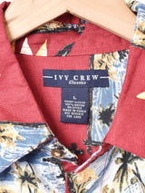 総柄 ハワイアンシャツ