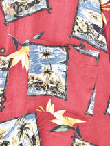 総柄 ハワイアンシャツ