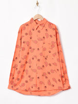 イタリア製 総柄 長袖シャツ