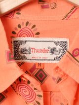 イタリア製 総柄 長袖シャツ