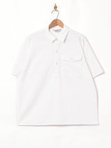 【3色展開】Backers リネン混 半袖プルオーバーシャツ