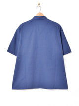 【3色展開】Backers リネン混 半袖プルオーバーシャツ