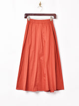 【3色展開】Elcamino ギャザー フレアスカート