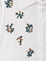 【2色展開】Elcamino 刺繍入り 半袖ブラウス